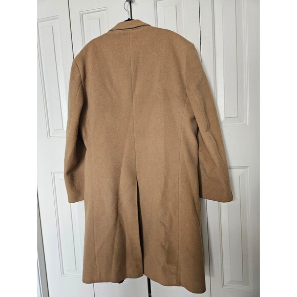 Vintage Austin Arnold of England wool cashmere camel maxi coat XL XXL 2X - Picture 2 of 12